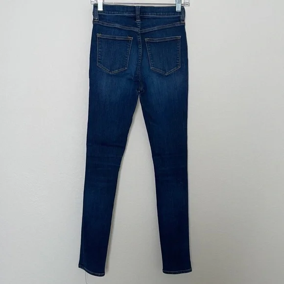 J.CREW mid-rise toothpick jeans in Point Lake wash in women’s size 25 - Picture 4 of 11